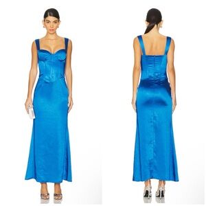 Runaway The Label Oura Maxi Dress in Cobalt Size M